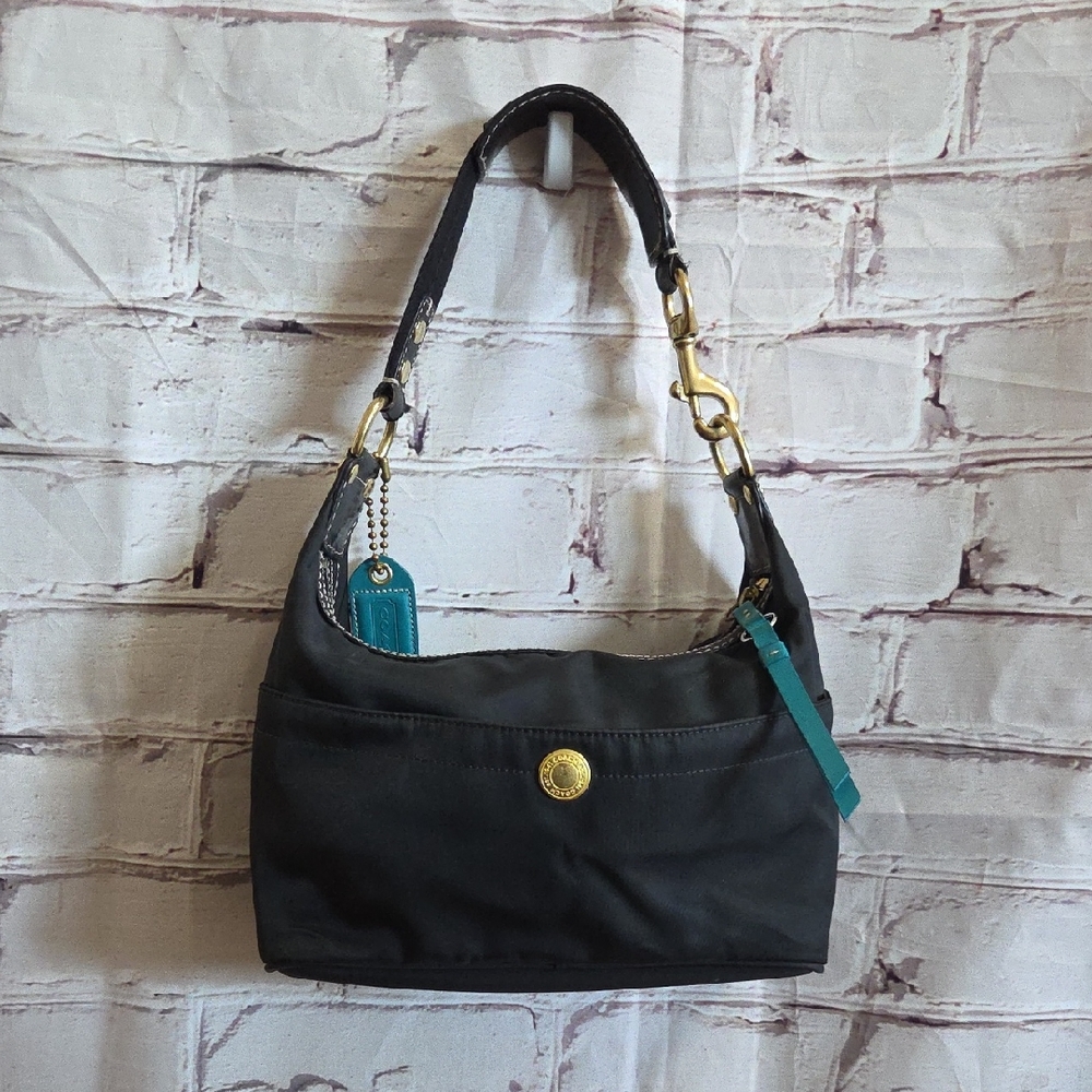 Stylish Black and Teal Women's Bag